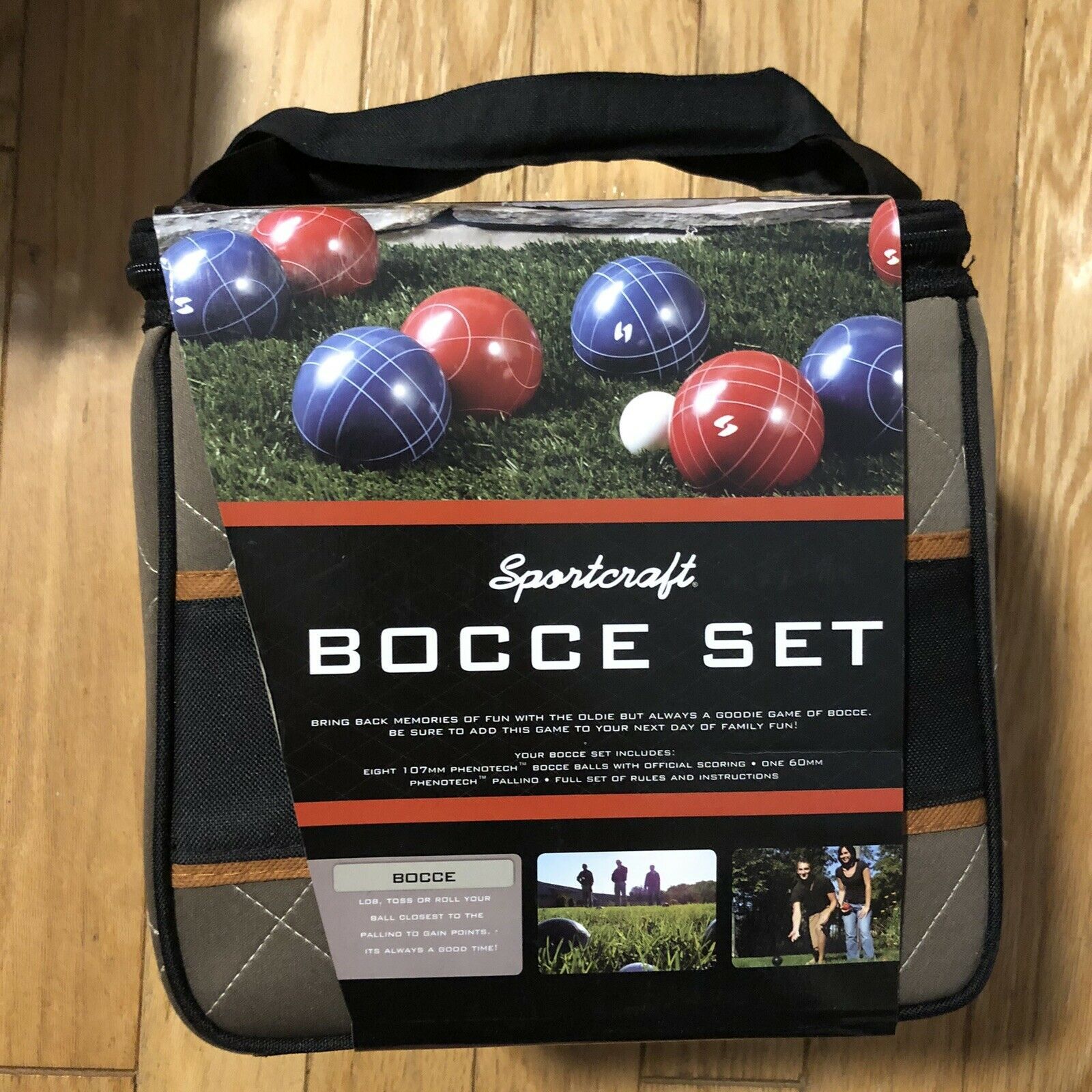 Sportcraft Bocce Set with Case New Bocce Ball