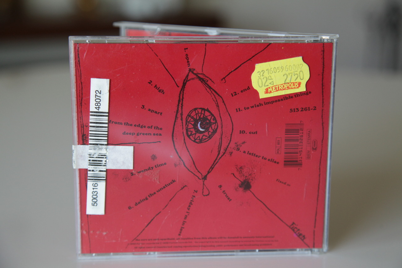CD, THE CURE, WISH Album, 1992 CDs