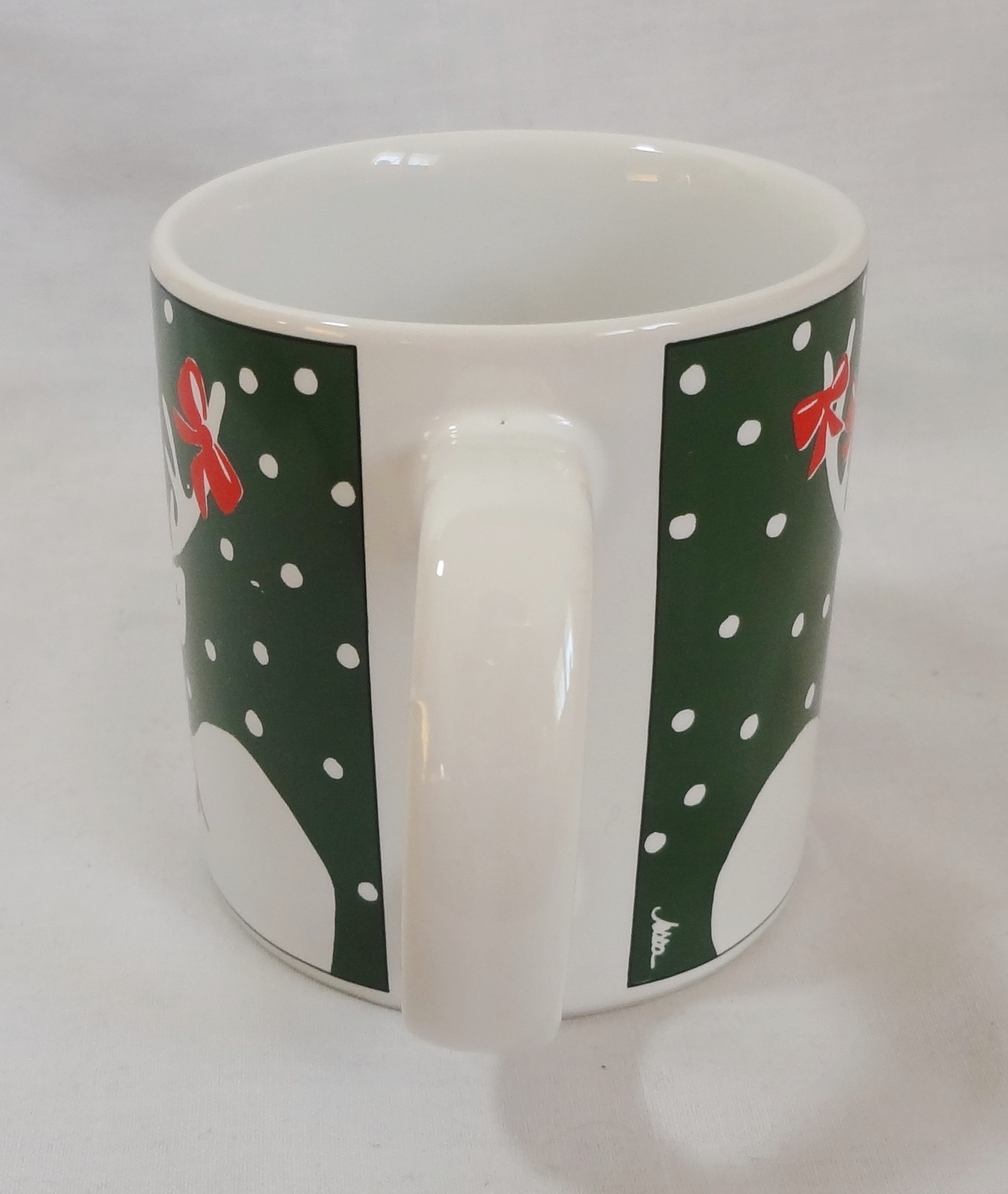 Christmas Reindeer with Bows 10 oz Coffee Mug Cup - Decorative Collectibles