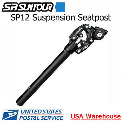 SR Suntour SP12 NCX 27.2/28.6/30.8/31.6 x 350mm 400mm Suspension Seatpost  MTB