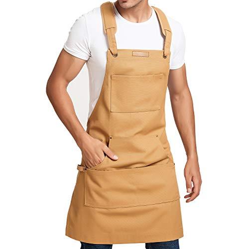Carpenters Tool Aprons for Men with Shoulder Pads Plus Tool Pockets and