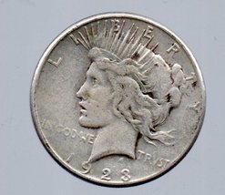 1923 S Peace Dollar - Silver - Circulated Minor wear - £41.70 GBP