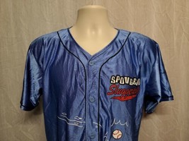 Universal Studios Spongebob Sluggerpants 13 Kids Large Blue Jersey - $29.69