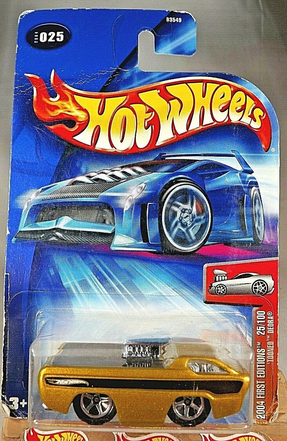 2004 Hot Wheels 25 First Editions Tooned Deora Gold Wosurfboards Wchrome 5 Sp Contemporary 7700