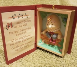 Hallmark Ornament 1993 Mother Goose Collectors Series #1 Humpty Dumpty Book - $18.00