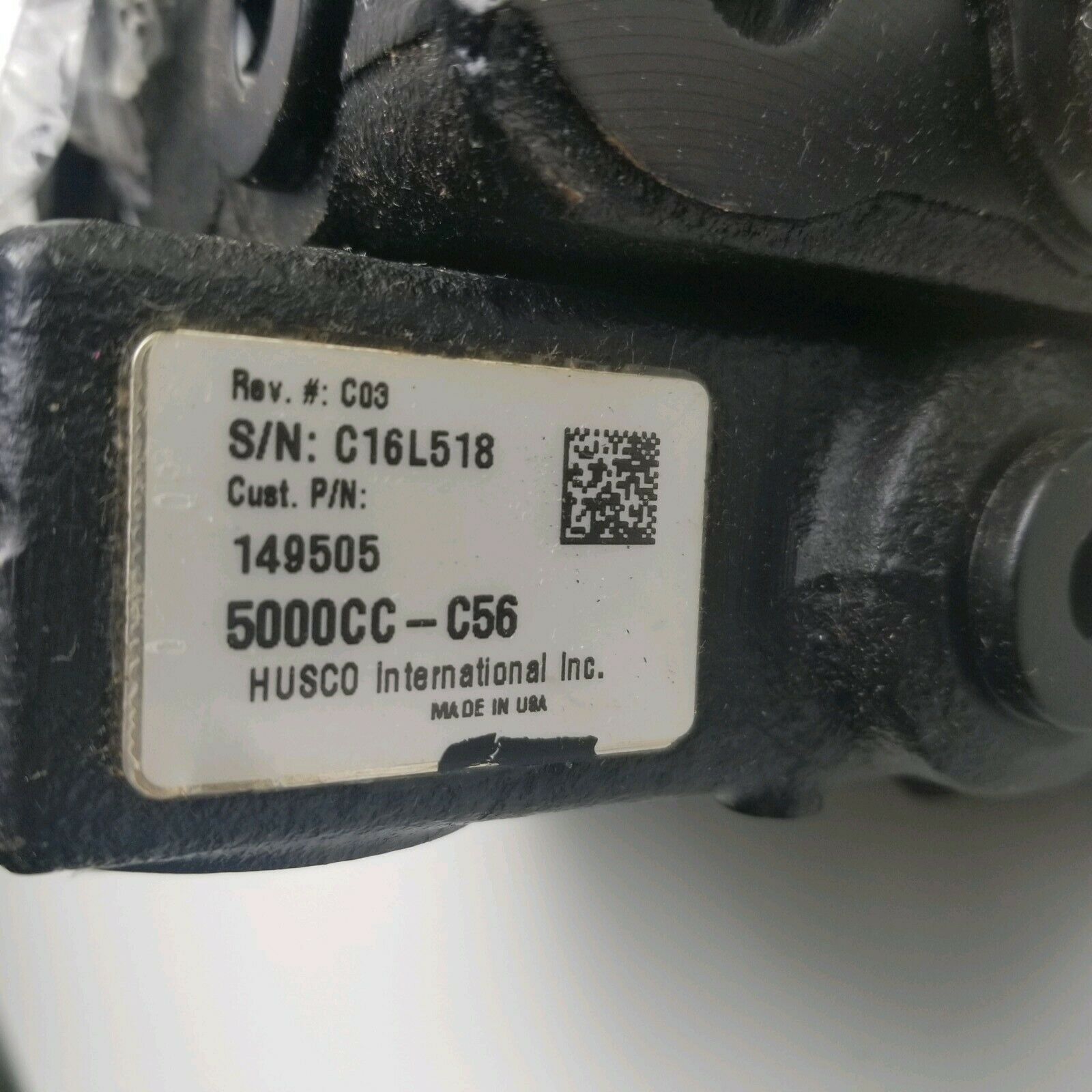 US SELLER: NEW HUSCO HYDRAULIC DIRECTIONAL CONTROL VALVE 5000CC-C56 ...