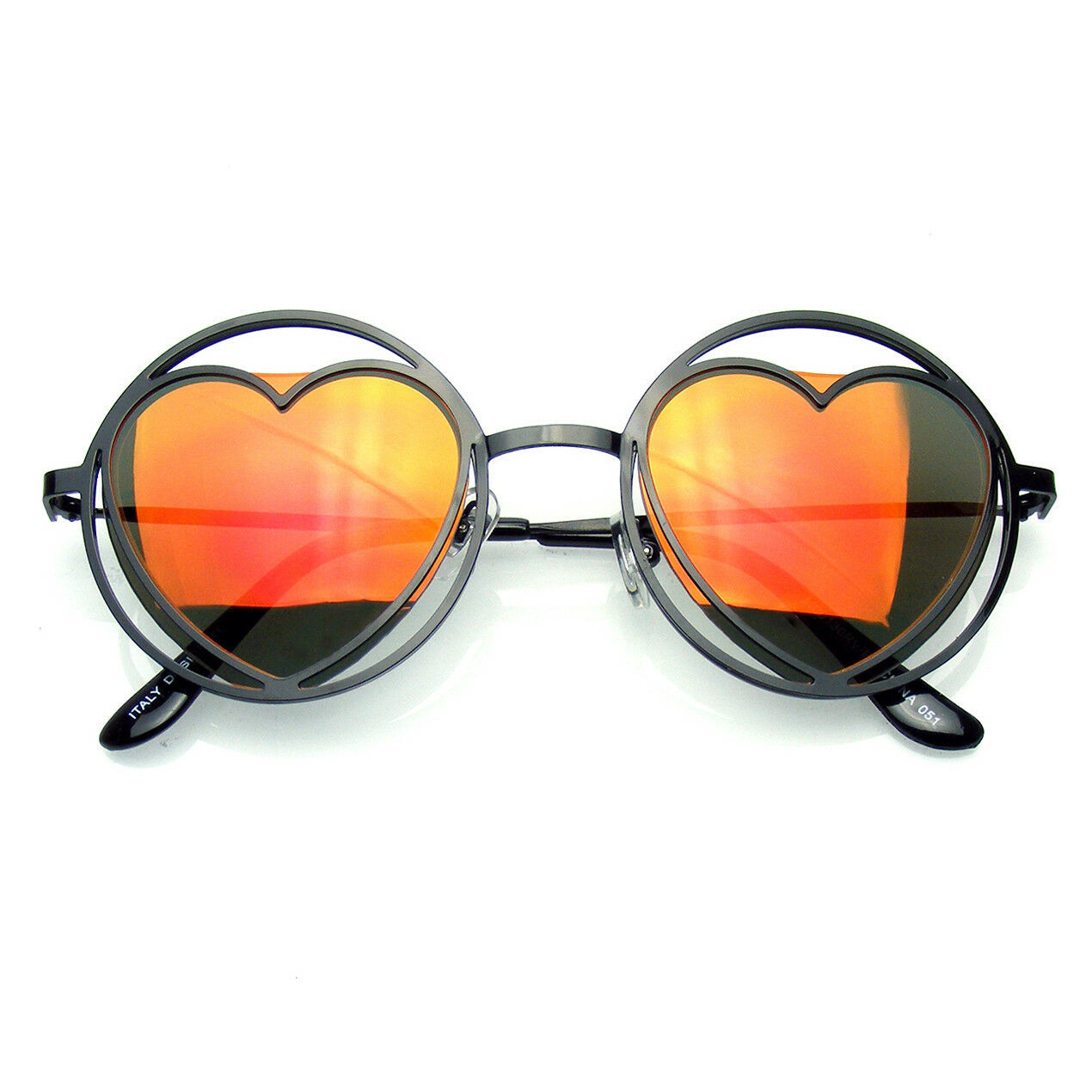 metal heart shaped sunglasses
