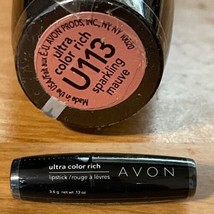 new Avon Ultra Color Rich Lipstick - sparkling mauve U113 - $15.90