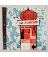Puccini La Boheme Austrian Symphony Vocal Highlights LP Remington R-199-104 - $27.99