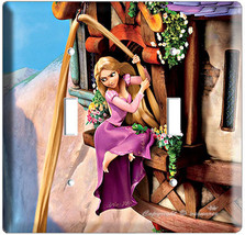 Rapunzel Tangled Movie Double Light Switch Cover Plate Girls Play Room Art Decor - $13.01