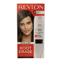 Revlon Root Erase Permanent Hair Color Root Touch-up Dye Black #3  NEW - $9.89
