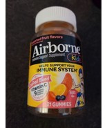 3 Kids Gummies by Airborne, 21 gummies Assorted Fruit 7/23 (K44) - $31.40