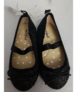 Cat &amp; Jack Toddler Girls&#39; Georgetta Glitter Slip-On Ballet Flats Shoes -... - $14.99