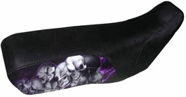 Yamaha YFM 450 Wolverine 2006 Purple Lightning Skull Pile ATV Seat Cover - $31.90