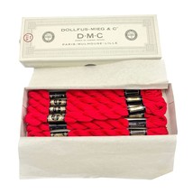 Dollfus-Mieg & C DMC Cotton Skein Perle Red 666 7 ea in box - $9.90