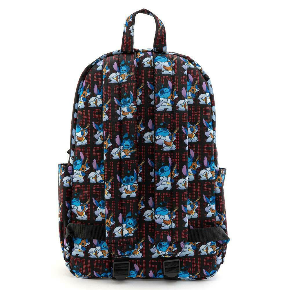 Loungefly Disney Lilo and Stitch Elvis School Book Bag Backpack ...