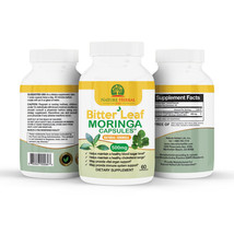 Bitter Leaf Moringa Capsules.(3 Bottles) Weight Loss &amp; Body Cleasning Su... - $80.00