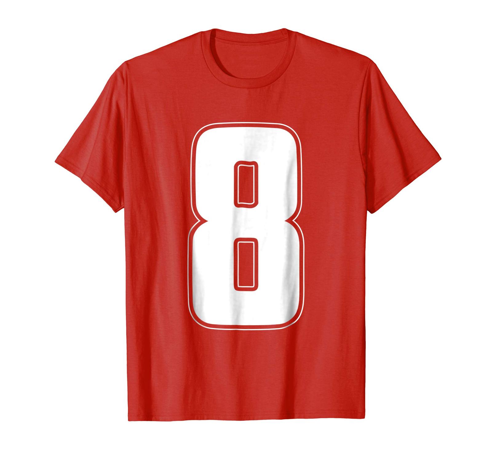 Halloween Shirts - Halloween Group Costume #8 Sports Jersey Number 8 ...