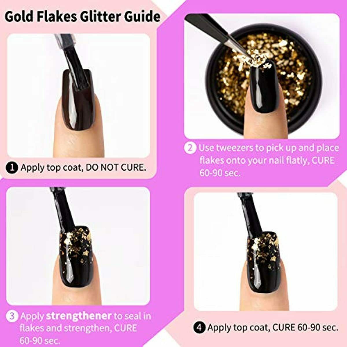 Beetles 12 Colors Home DIY Gel Nail Polish Starter Kit with UV Light