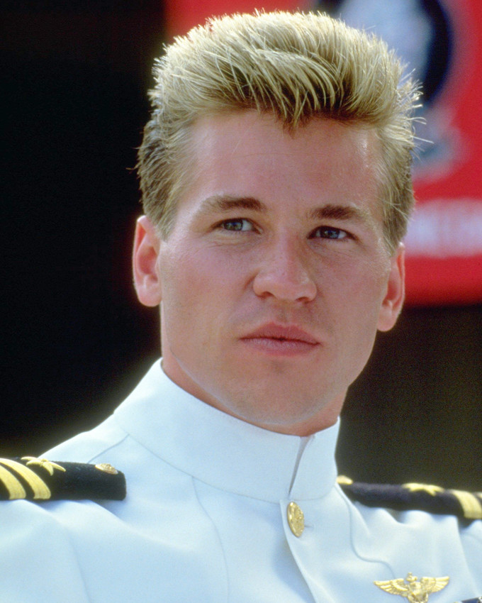 Top Gun Featuring Val Kilmer 8x10 Photo as Iceman in uniform - Photographs