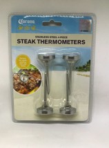 Corona Reusable Steak Button Thermometers Steak Meat Barbecue Set of 4 - £10.11 GBP
