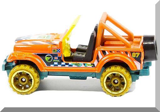 Pack vintage de 5 voitures Hot Wheels Jungle Rally : tout-terrain vert