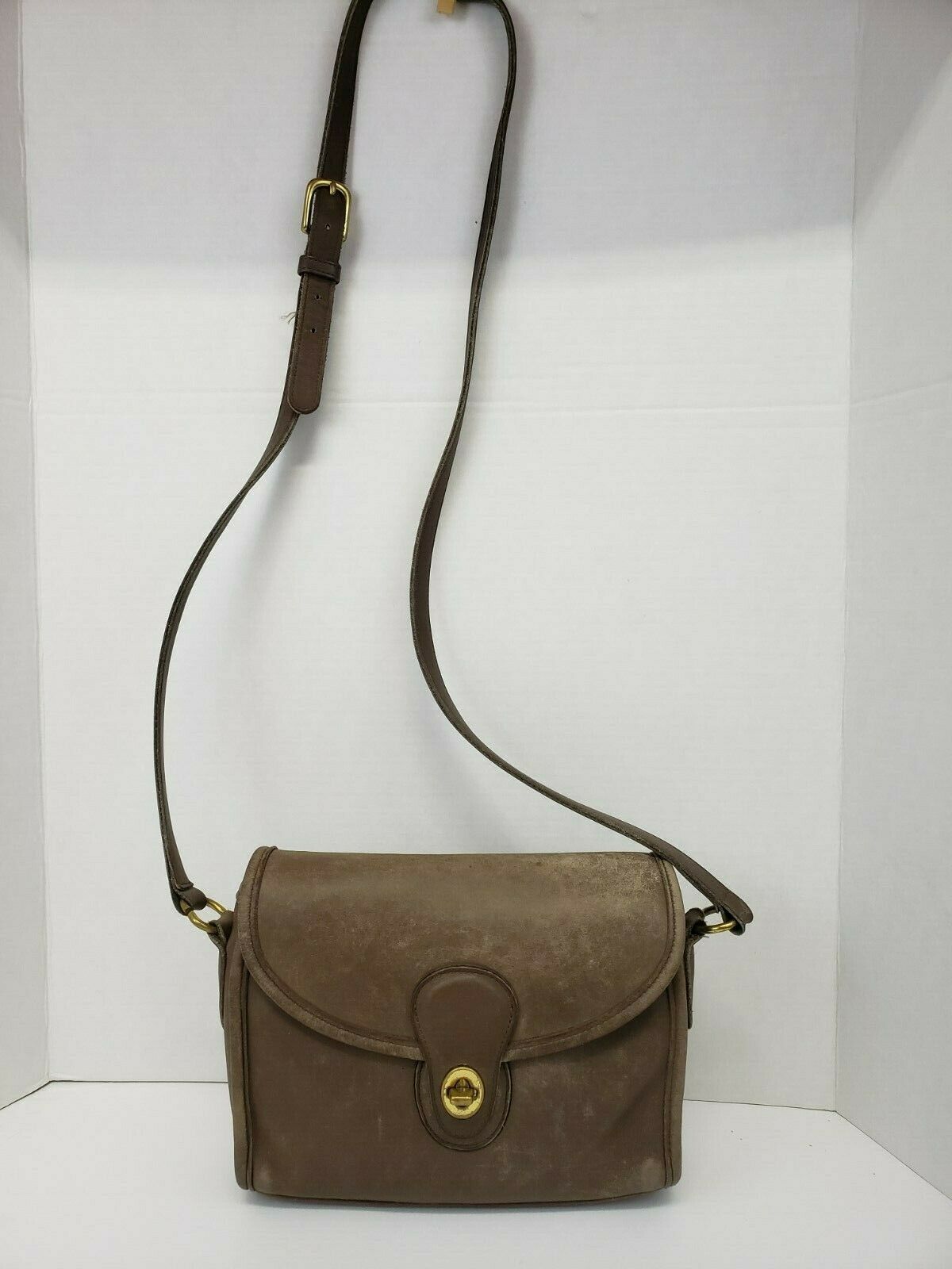 Coach Devon Crossbody bag Classic Brown leather Purse Shoulder 9908
