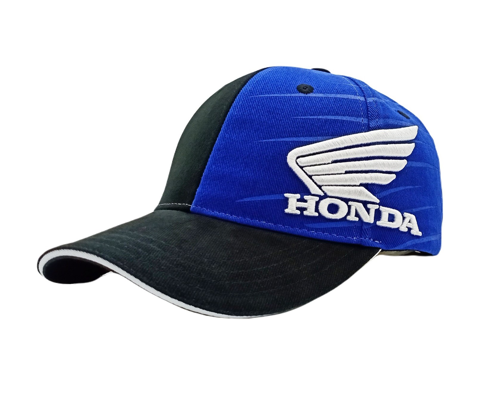 HONDA Cap Black Blue White Wing F1 MotoGP Hat