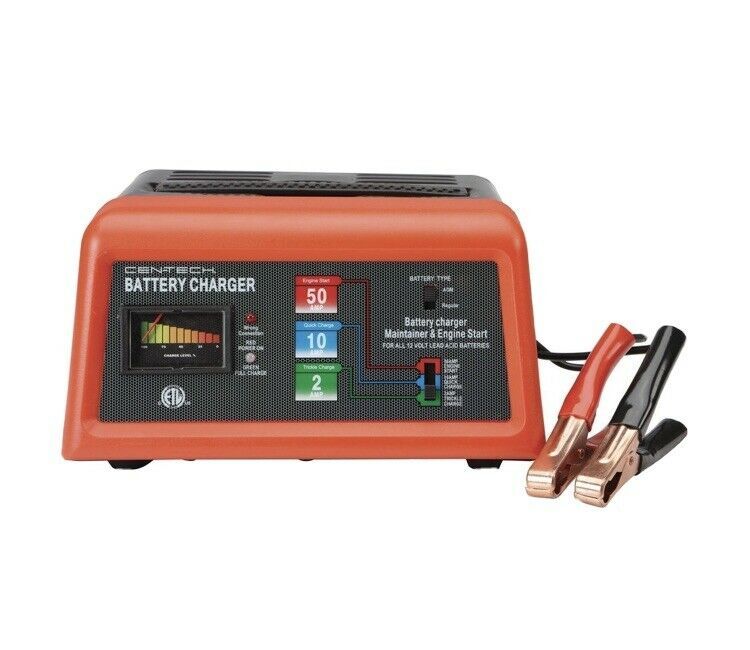 cen tech battery charger 3 in 1