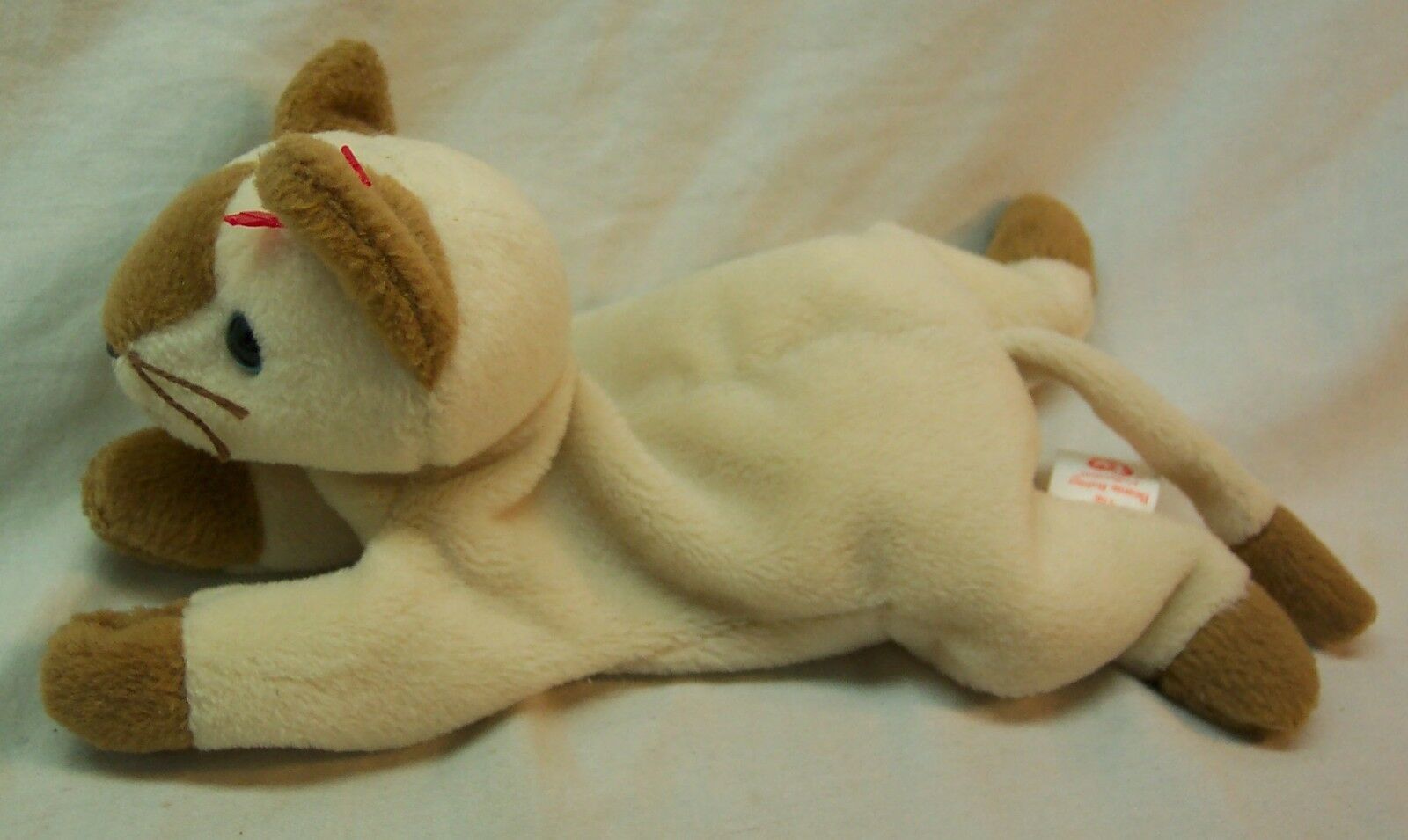 TY Beanie Babies SNIP THE TAN & BROWN CAT 8" STUFFED ANIMAL Toy 1996