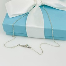 16.5" Tiffany & Co Sterling Silver 1mm Link Chain Necklace - $159.00