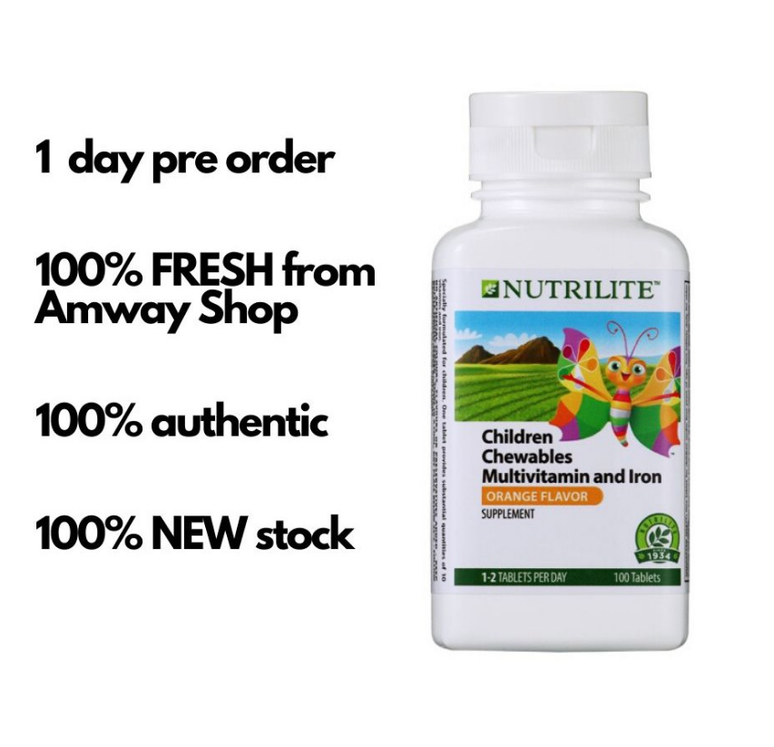 Amway_ Nutrilite Children Multivitamin And Iron Chewables Tablet 100