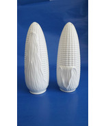 Large Pottery Salt &amp; Pepper Shakers in Shape of Corn Cob from Creative I... - $11.69