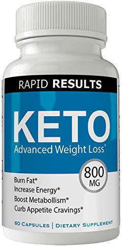 Rapid Results Keto Diet Pills Advanced Weight Loss 800 mg Formula Pills ...