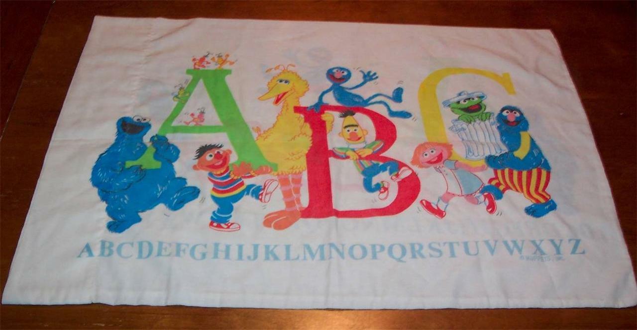 sesame street pillowcase