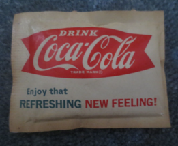 Drink Coca Cola Towlette  Enjoy that Refreshing New Feeling - $9.41