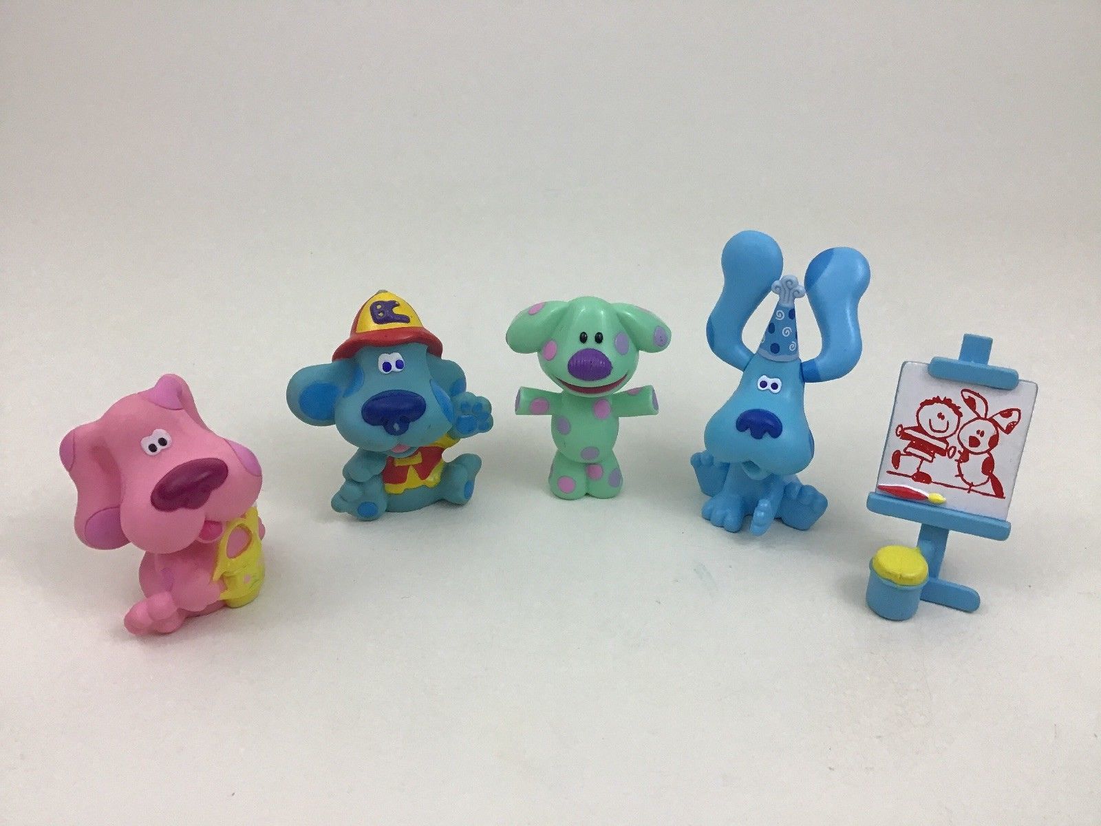 Blues Clues Dog Toy Figures Cake Toppers Lot 5pc Viacom 1998 2002 - TV ...