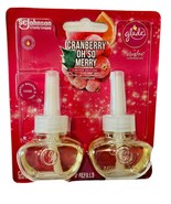 Glade Plug In Refill Electric Scented Oil Cranberry Oh So Merry 2 Pack .... - $13.88