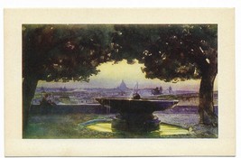 Astro Edizioni D&#39; Arte Postcard Rome from the Academy of France divided ... - $9.99