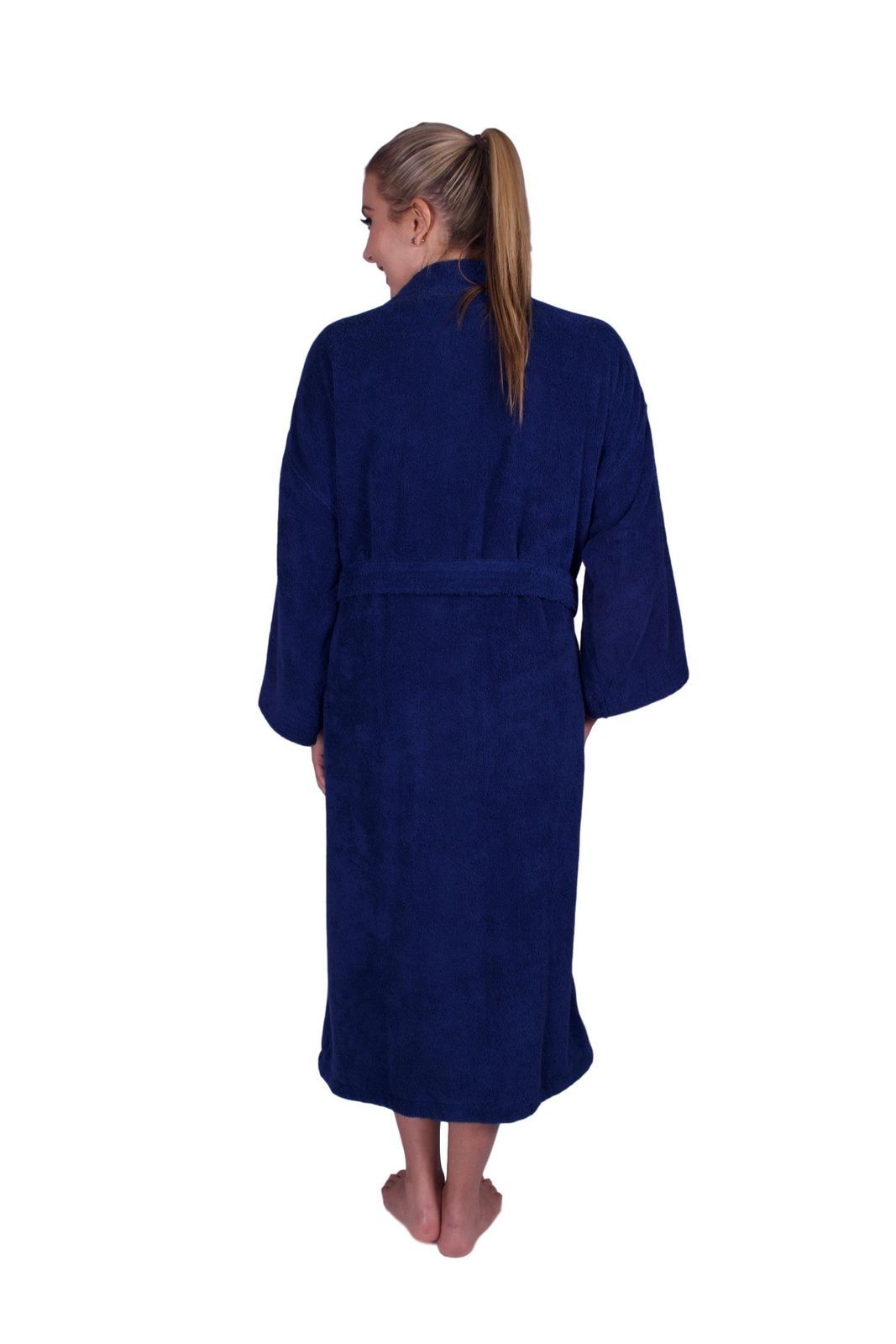 Puffy Cotton Adult Unisex Kimono Bathrobe 100 Natural Soft Cotton Robe
