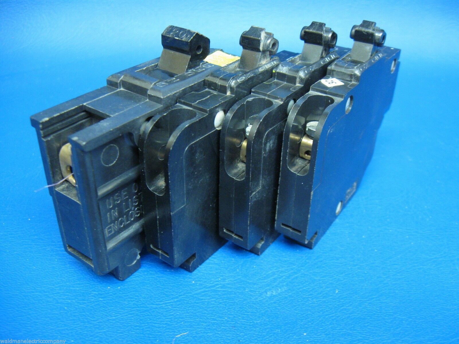 20 AMP FEDERAL PACIFIC FPE 3Thin 1Wide Circuit Breakers 1 Pole Single