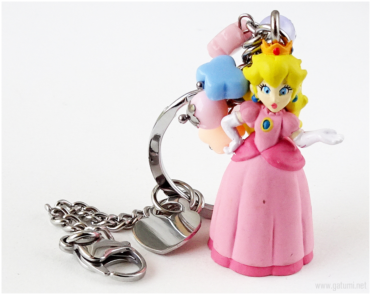 Princess Peach Keychain, Gamers, Super Mario, Accessories Key Chains
