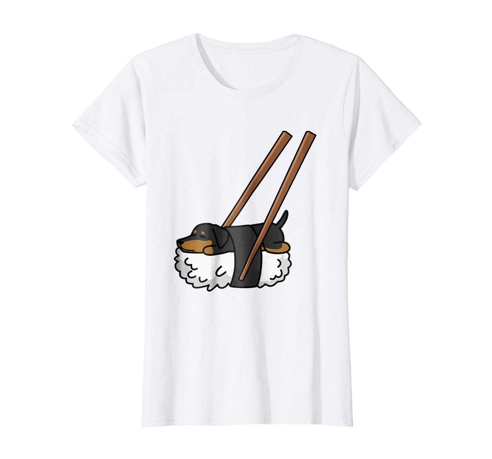 Dog Fashion - Dachshund Sushi Shirt Funny Dog Gift T-Shirt Wowen