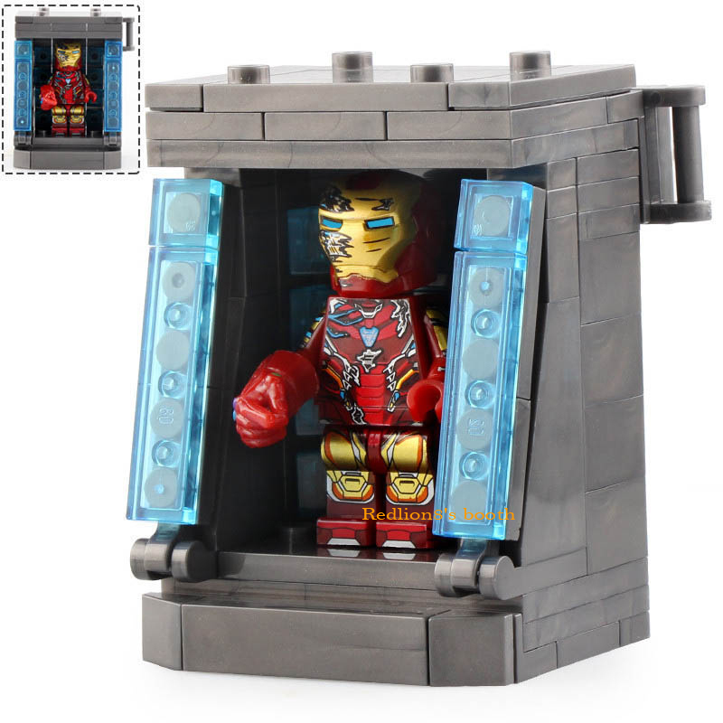 Hall of Armor [for Iron Man w/ Nano Stark Gauntlet] Minifigures Lego Compatible
