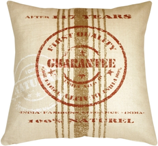 Quality Guarantee Red Print Throw Pillow, Complete with Pillow Insert - $73.45