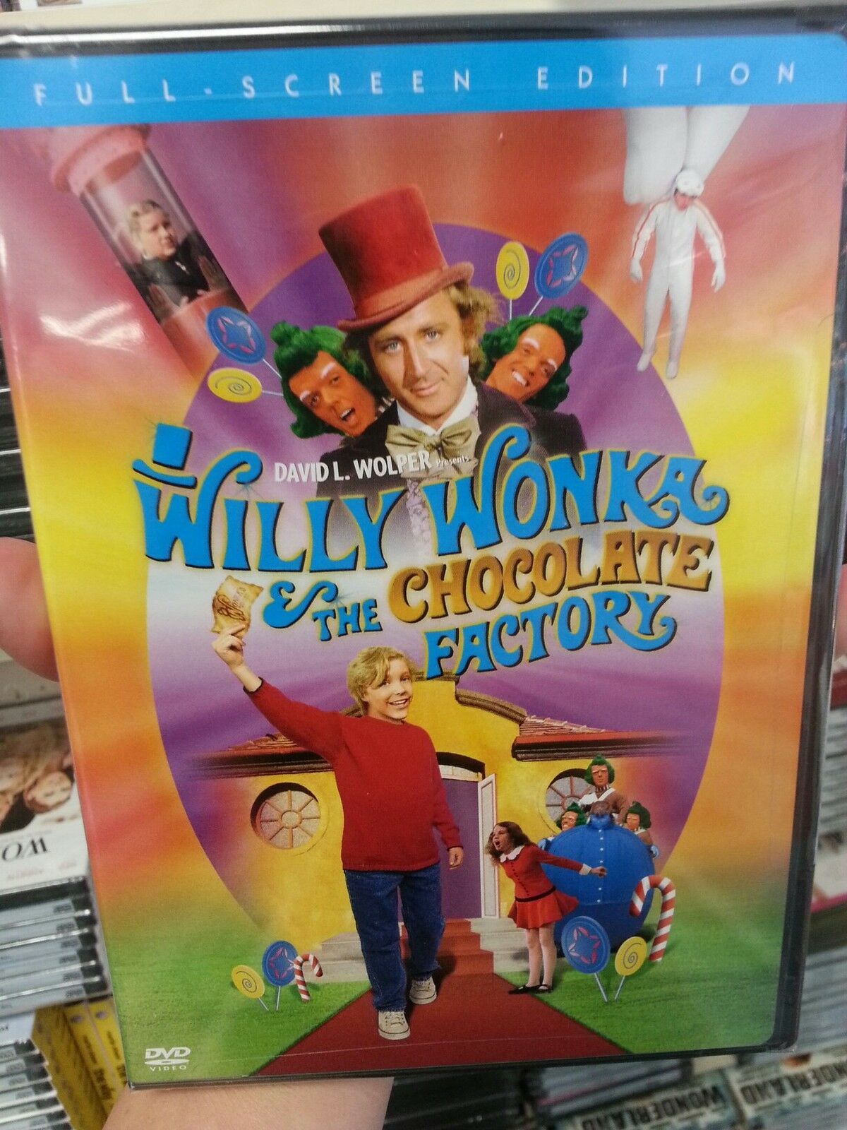 Willy Wonka And The Chocolate Factory Full Screen New Free Shipping Dvd Hd Dvd And Blu Ray