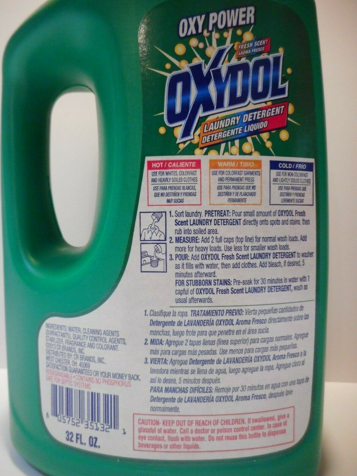 Oxydol Fresh Scent Laundry Detergent 32 Fl. Oz. 10 Loads Discontinued