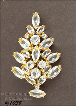 Eisenberg Ice Signed Large Christmas Tree Pin (#J1038) - $125.00