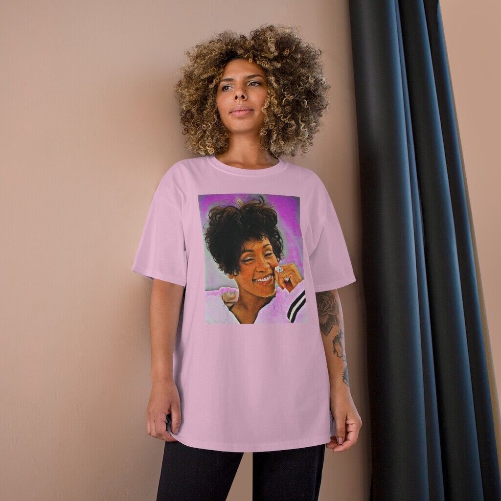 Champion Cotton T-Shirt, Women's, Whitney Houston