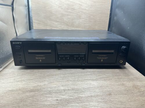 Sony Tc We475 Dual Cassette Deck With Pitch Control Tested Cassette Tape Decks
